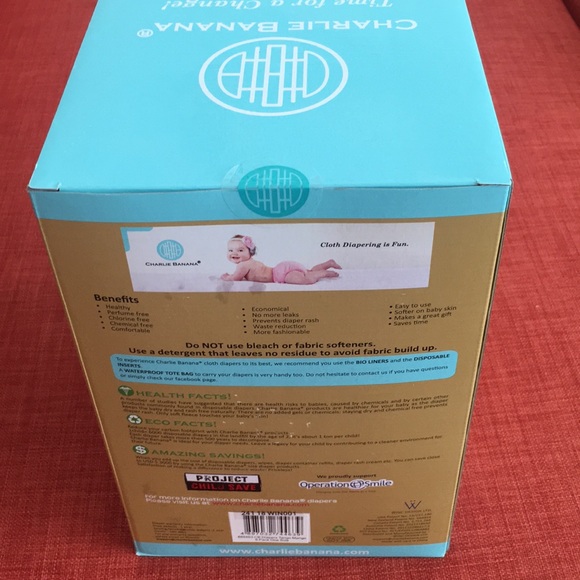 Charlie Banana Hybrid AIO Grab Pack, Tango, BNWT* - Picture 2 of 9